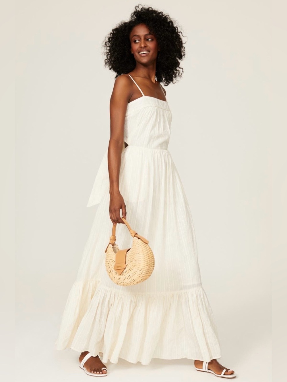Joie~Elissabet~White Sleeveless Maxi Dress~Size XS~$328~